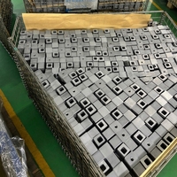 Connecteur d'angle en profilé d'aluminium robuste en alliage d'aluminium moulé sous pression, en forme de L, à 3 voies, pour tube carré, avec joint interne dissimulé