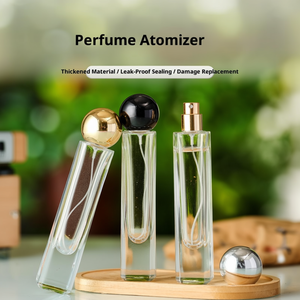Glass <b>Perfume</b> <b>Atomizer</b> 30ml Transparent Spray Bottle Portable Travel <b>Refill</b> With Leak Proof Sealing - Product Image 3