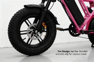 Bicicleta Eléctrica de 16 Pulgadas con Batería de Litio Extraíble de 36V 350W, Motor Trasero sin Escobillas, Conducción Cómoda, Compatible con Neumáticos Anchos Personalizados, G60mini Estilo Clásico - Product Image 5