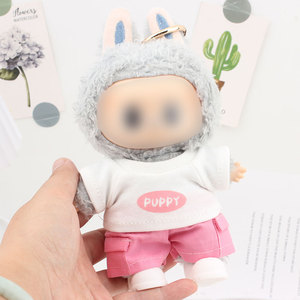 Ropa para Muñecas Laubub de <span class=keywords><strong>Primera</strong></span>, Segunda y Tercera Generación de 17 cm, Conjunto de Camiseta y Pantalones Cortos Casuales y Modernos Hechos de Plástico Resistente - Product Image 4