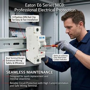 ईटन ई 6 श्रृंखला E6-16/4/डी 240 बनाम 6ka ik cccccc do रेल माउंट सर्किट ब्रेकर - Product Image 1