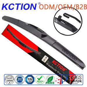 Gran Oferta 2026 KCTION K-103 Venta al por mayor de fábrica para <span class=keywords><strong>accesorios</strong></span> de limpiaparabrisas automotrices con brazo tipo U, escobillas limpiaparabrisas delanteras híbridas - Product Image 1
