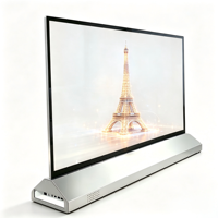 Pantalla Publicitaria Transparente Digital OLED de 55 Pulgadas, Ultra Alta Definición, 120Hz, Delgada, con SDK de Animación para Tiendas Minoristas