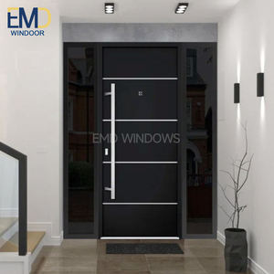 Portes de garage pliantes en aluminium à double vitrage extérieur - Product Image 4