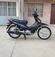 Nouvelle moto Cub rouge de style rétro 110cc LC-110CC-003, économique en carburant, durable, vitesse maximale >80 km/h, pour les marchés africains et sud-américains