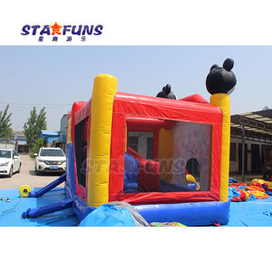 Château gonflable <span class=keywords><strong>Mickey</strong></span> Mouse de qualité commerciale en PVC avec <span class=keywords><strong>toboggan</strong></span>, pour fêtes, à vendre - Product Image 4