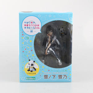 Figura de Anime de Yukinoshita Yukino de Oregairu: Mis Enredos Románticos Adolescentes, Estilo Uniforme Escolar con Silla, Panda y Base de Exhibición - Product Image 1