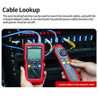 Kit de Probador de Cables TDR UNI-T UT685A, Localizador de Pares Trenzados POE, Detector de Secuencia de Longitud, Rastreador de Cables para RJ45 RJ11, Buscador de Líneas