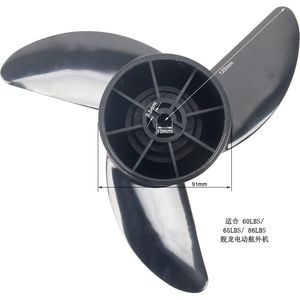 Hot Koop Opblaasbare Boot Kajak Aanval Boot Elektrische Motor Buitenboordmotor Propeller Assen Fit 60/65/86 Lbs Elektrische Motor