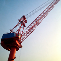 Grue mobile portuaire YUFEI 40 tonnes 50 tonnes, grue à flèche articulée simple, grue à flèche portique orientable 20T-30M