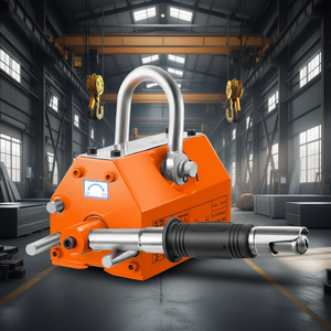 Magnete di sollevamento al neodimio da 1000 kg (2200 libbre) con rilascio manuale, gru magnetica rettangolare per la lavorazione dei metalli - Product Image 2