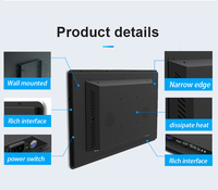 15.6 18.5 21.5 27 Inch High Brightness Touch 1080p 10 Points Multi-touch Capacitive Touch Screen Lcd Ip65 Waterproof Monitor