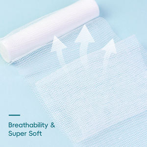 ผ้าก๊อซม้วนแบบไม่ผ่านการฆ่าเชื้อ ความหนาแน่นสูง ดูดซับดีเยี่ยม ผลิตจากเส้นด้ายหวี 40S สำหรับการดูแลบาดแผลทางการแพทย์-นุ่มและระบายอากาศได้ดี - Product Image 4