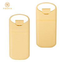 Flacon pulvérisateur de poche en forme de carte avec logo personnalisé, rechargeable, mini atomiseur de parfum, conteneur de brume d'alcool pour les voyages et le bureau