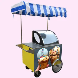 Carrinho de sorvete de alta qualidade para trailer de comida/bicicleta de sorvete/máquina de sorvete com marcação CE