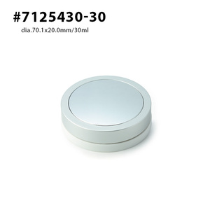 ผลิตในไต้หวัน กระปุกครีมทรงกลมน้ำหนักเบาเคลือบสเปรย์สำหรับแป้งฝุ่น ขายส่งเพื่อการส่งออก - Product Image 2