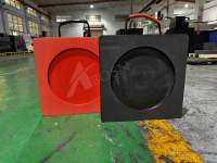 Plaque de support de grue en plastique polyéthylène UHMW/tampon de stabilisateur HDPE