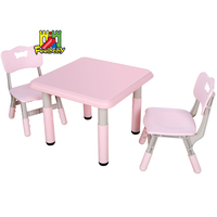 Ensemble table et chaise d'étude pour enfants Feelbaby, en plastique moderne, pour chambre, école, parc, salon