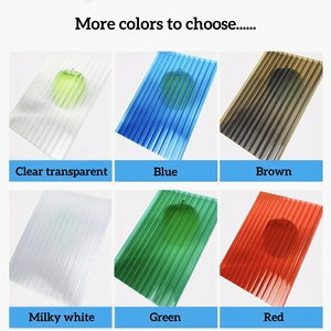 Panneaux de polycarbonate pour serre Feuille de toit <span class=keywords><strong>transparente</strong></span> <span class=keywords><strong>en</strong></span> plastique ondulé <span class=keywords><strong>en</strong></span> polycarbonate pour toit Workhouse Daylight - Product Image 5