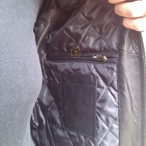 แจ็กเก็ตมอเตอร์ไซค์หนังวัวสำหรับผู้ชาย - Product Image 1