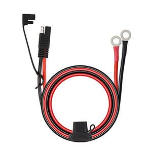DC güç uzatma kablosu SAE 2pin konnektörler hızlı kes çoğaltıcı otomobil aküsü kullanım için (PVC ceket) kalay kaplı bakır - Product Image 1