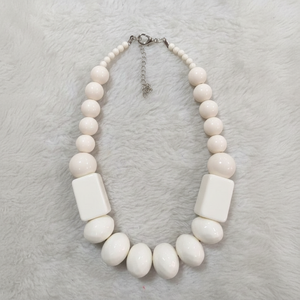 Resin <b>Bead</b> Jewelry Making <b>Set</b> with Necklace Version Ball Shape and Rope Chain - Product Image 1