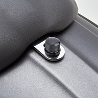 Couvercle décoratif vis de moto noir pour Harley Retro Refit vis en aluminium siège arrière moto accessoires vis de coussin