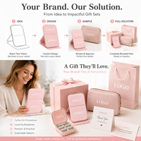 Miroir de maquillage pliable portable avec logo personnalisé, miroir de vanité compact avec housse en PU, options multicolores pour les voyages, les cadeaux et l'usage quotidien