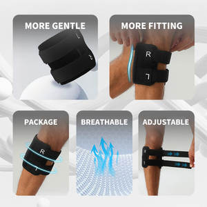 Dispositivos ajustables para aliviar el <span class=keywords><strong>dolor</strong></span> de <span class=keywords><strong>ciática</strong></span> para protector de <span class=keywords><strong>Espinilla</strong></span> de pantorrilla con férulas metálicas de doble cara - Product Image 2