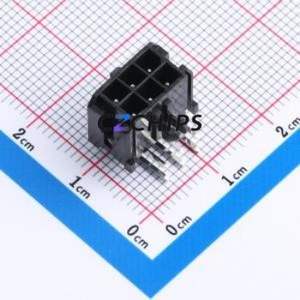 M3025R-2x3P Wire-to-Board Pin Header Bent Lead Through Hole,P=3mm Connector 2x3P 3mm Right Angle Insert 6P - Product Image 1
