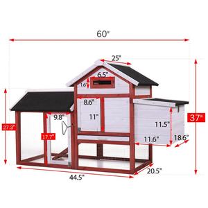 Outdoor Eco-Vriendelijke Houten Kleine Dierenopvang Gevogelte Laag Kippenkooi Met Aangepaste Kleur Te Koop - Product Image 3