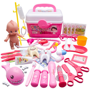 Kit <span class=keywords><strong>de</strong></span> simulation d'outils dentaires d'intérieur pour enfants en gros kit médical <span class=keywords><strong>valise</strong></span> <span class=keywords><strong>de</strong></span> jouets <span class=keywords><strong>de</strong></span> docteur, jouets <span class=keywords><strong>de</strong></span> docteur semblant jouer, jouets <span class=keywords><strong>de</strong></span> docteur - Product Image 1