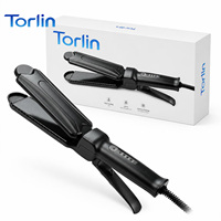 Lisseur de cheveux électrique domestique Torlin à prix abordable, avec poignée à ciseaux anti-brûlure et couvercle supérieur, modèles 210-190-170-150-130
