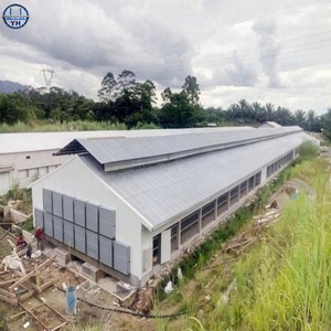 Bâtiment préfabriqué en acier léger pour élevage avicole, atelier à grande portée, entrepôt, bureau personnalisé, usine, hangar en acier - Product Image 3
