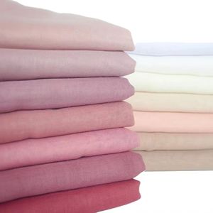 Venta caliente Premium 110x110cm bufanda de gasa de algodón musulmán para mujer al por mayor chal cuadrado Hijab bufandas y chales tradicionales - Product Image 1