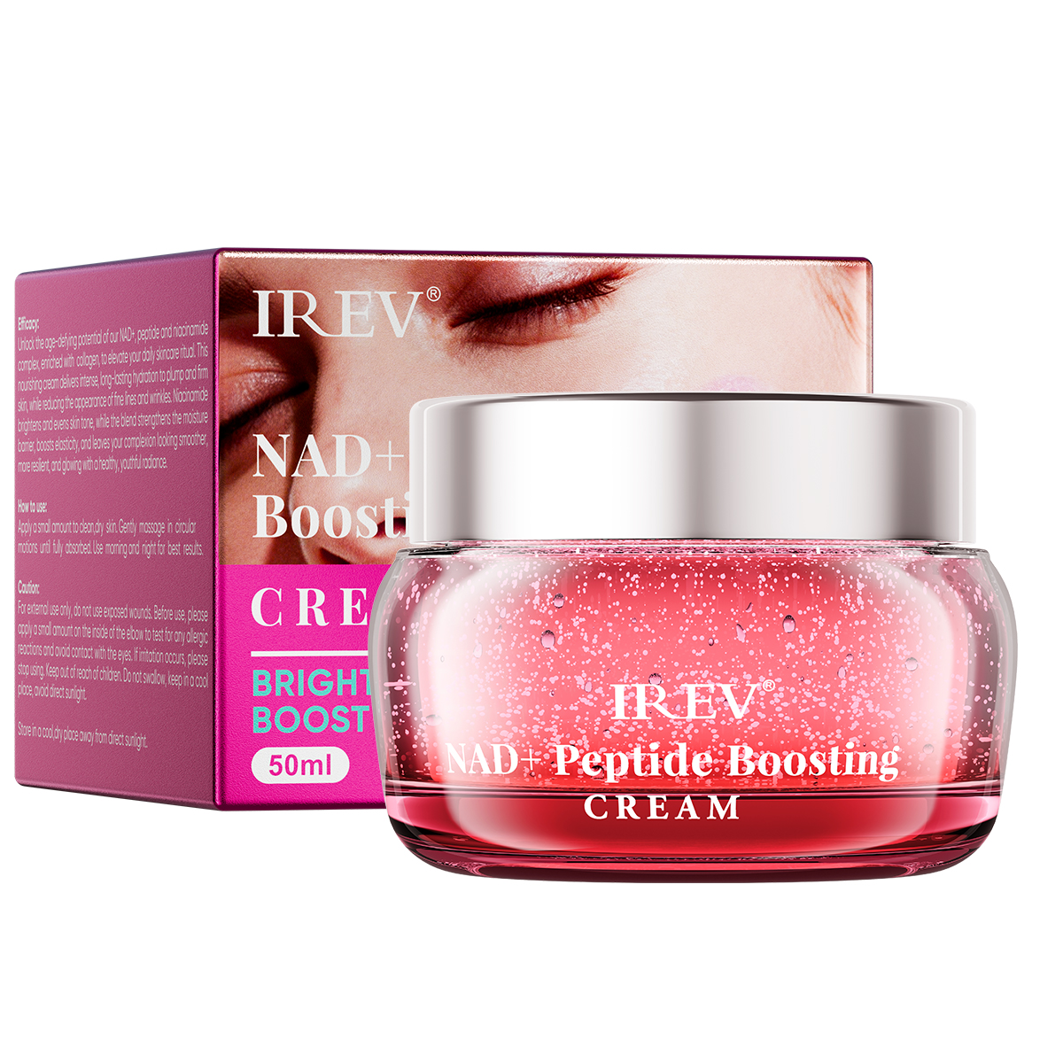 Crème stimulante aux peptides NAD+