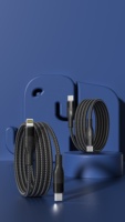 Kabel Data USB Type-c 27W 1M Berbahan Tembaga Murni untuk Ponsel (IOS / Android)