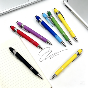 Wholesale 2-in-1 Touch Screen Stylus Ballpoint <b>Pen</b> Gel <b>Pen</b> Universal <b>Tablet</b> Touch <b>Pen</b> Promotional Gift Fast Shipment Custom - Product Image 2