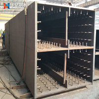 Structure en acier soudé préfabriquée, poutre en H, poutre de colonne, colonne en boîte, grade Q235, norme GB, pour l'industrie, les supermarchés, les bureaux