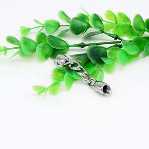 Cuentas cilíndricas de acero inoxidable yunnique para la fabricación de pulseras, accesorios de joyería DIY, cuentas espaciadoras sueltas - Product Image 2