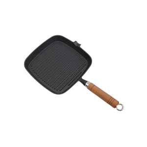 铸铁烤架圆形平底锅 - Product Image 5