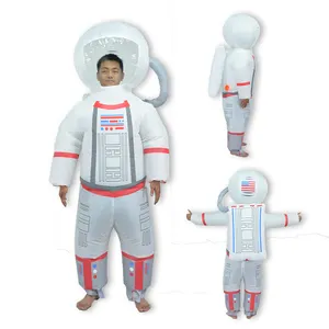 Saygo Factory Customized Cosplay Polyester Fabric Halloween Costume Inflatable Astronaut Suit For Party