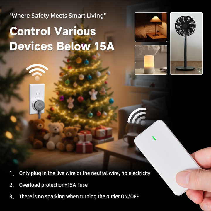 Multi-Device Control Kit Restaurant Kitchen Switch 15A 1500W US Outlet ...