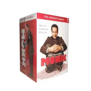 Monk السلسلة الكاملة 32DVD الموسم 1-8 دي في دي مجموعات محاصر الأفلام التلفزيون إظهار الأفلام ebay توريد المصنع الإصدارات الجديدة القرص دي دي الشحن