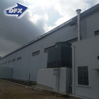 Estructura de acero prefabricada Taller Planta de trabajo de grado ligero Marco Edificios Doblado Procesado Hangar prefabricado Hall de acero
