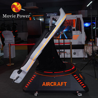 9D Vr Flight Simulator Virtual Reatily Máquina de juegos de salón recreativo Máquina DE JUEGOS DE INTERIOR 720 Flip VR 360 Simulador