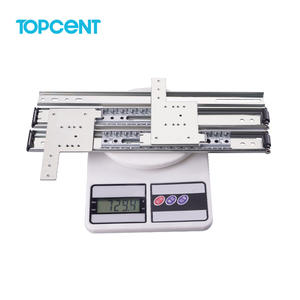 Système de <span class=keywords><strong>porte</strong></span> <span class=keywords><strong>coulissante</strong></span> de <span class=keywords><strong>placard</strong></span> Topcent en gros, rail coulissant à roulement à billes de 35 mm, levier de tiroir de meuble, glissières de <span class=keywords><strong>porte</strong></span> <span class=keywords><strong>coulissante</strong></span> - Product Image 6