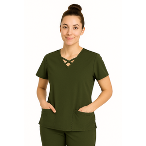 Uniforme de enfermera de hospital Cherokee de alta calidad para médicos Uniforme tipo médico - Product Image 1