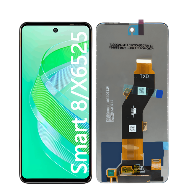 For Infinix Tecno Hot50 5G Smart9 Spark Go1 LCD Display Assembly High Quality 6.6" OEM Screen 400cd+ Luminance 1 Year Warranty