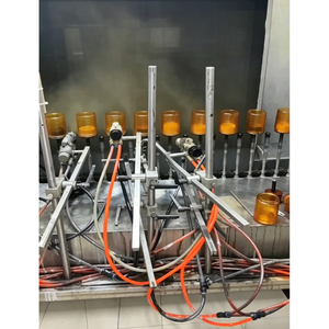 <span class=keywords><strong>Four</strong></span> à tunnel de peinture par pulvérisation à rotation de <span class=keywords><strong>broche</strong></span> entièrement automatique pour contenants en verre, ligne de revêtement automatique pour bouteilles en verre - Product Image 1